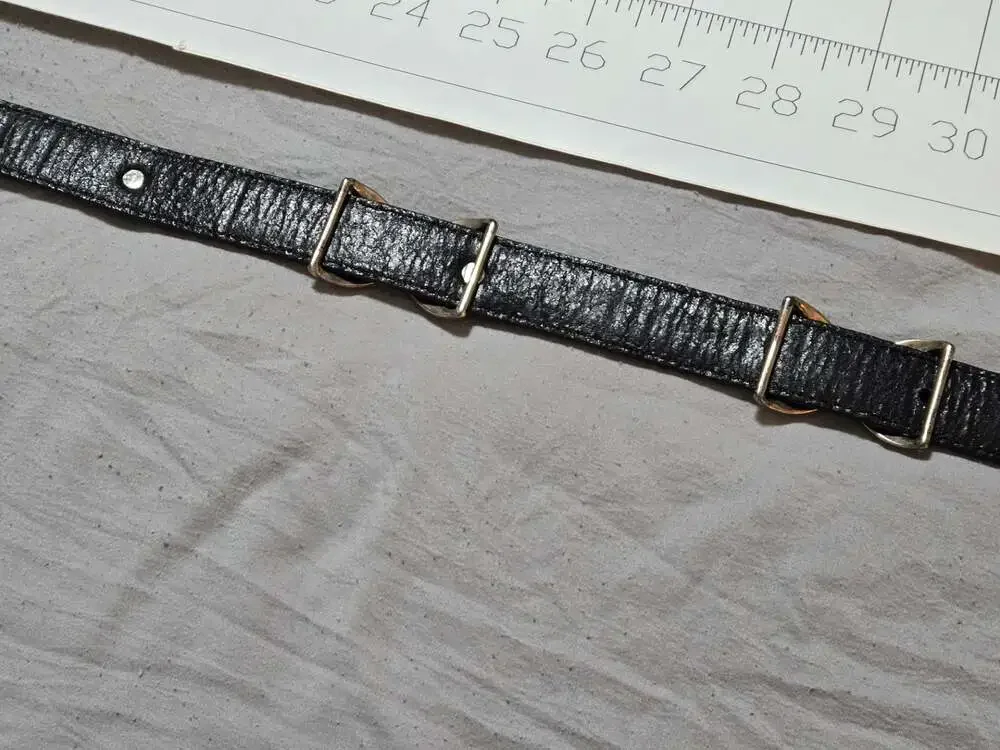 Brighton Black Leather Western Belt - Silver Hardware & Criss-Cross Etched Links